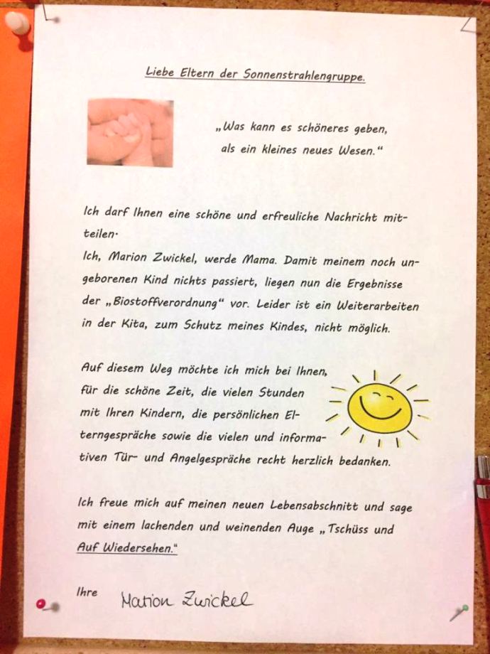 Kindergarten Abschiedsbrief Für Kind